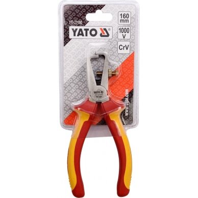 Replės aukštos įtampos laidams 160mm, VDE 1000V (YT-21160) 1