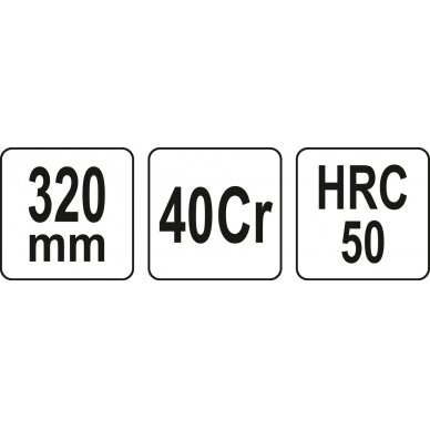 Replės profilių sujungimams | 320 mm (YT-51303) 4