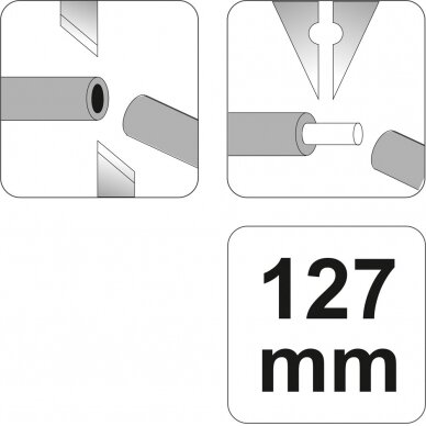 Replytės šoninio kirpimo | 125 mm (YT-2261) 4