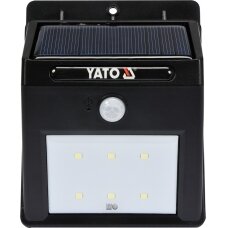 Saulės baterijos šviestuvas su judesio davikliu | 6 SMD LED (YT-81856)
