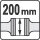 Šaltkalvio spaustuvai pasukama baze | 24.5 kg | 200 mm (SK6504) 1
