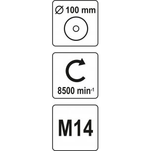 Šepetys vielinis puodo tipo | su žiedu | susuktas | M14 | Ø 100 mm (YT-4769) 2