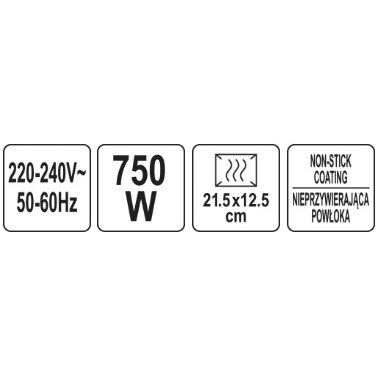 Skrudintuvas / tosteris | keramika | 750W (67528) 5