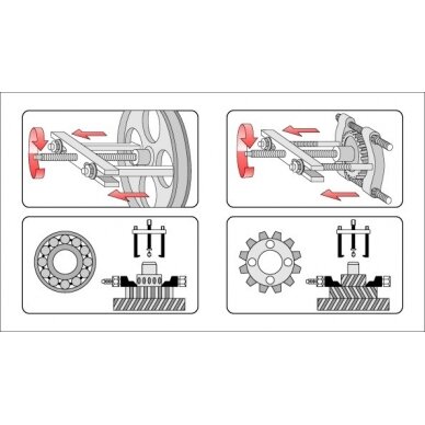 Skremulio nuėmėjas | 40-220 mm (YT-0640) 2