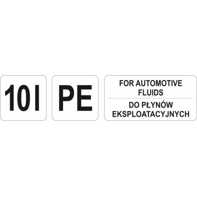 Skysčių užpylimo indas 10 L (YT-06987) 3