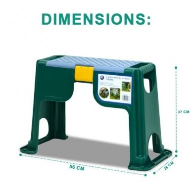 Sodo taburetė su įrankių skyriumi KS3T | 130KG 3