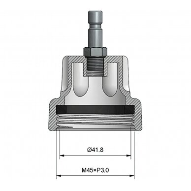 Spaudimo adapteris 22 BGS 8027, 8098 | BMW (8098-22) 3