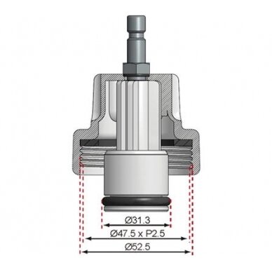 Spaudimo adapteris | Ford, Mazda (8027-15) 3