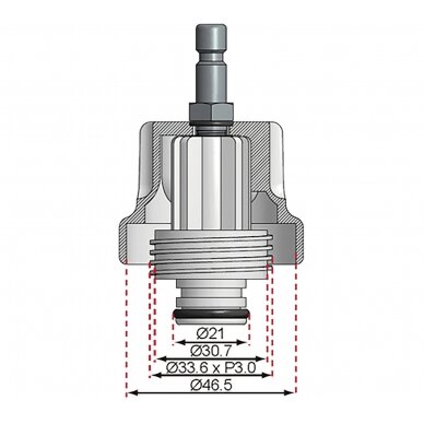 Spaudimo adapteris Toyota (8027-19) 3