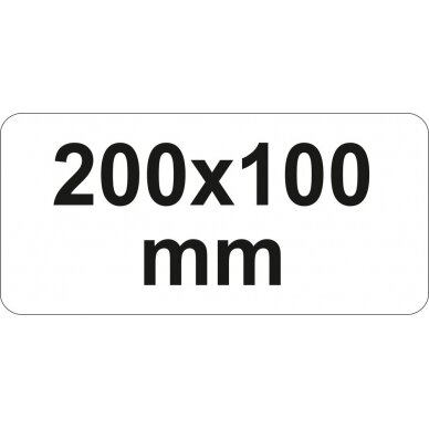 Spaustuvai F-tipo greito užspaudimo terkšliniai | 200x100 mm (YT-63951) 1