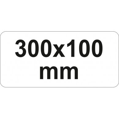 Spaustuvai F-tipo greito užspaudimo terkšliniai | 300x100 mm (YT-63953) 1