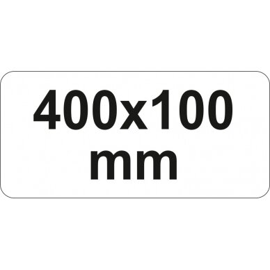 Spaustuvai F-tipo greito užspaudimo terkšliniai | 400x100 mm (YT-63954) 1