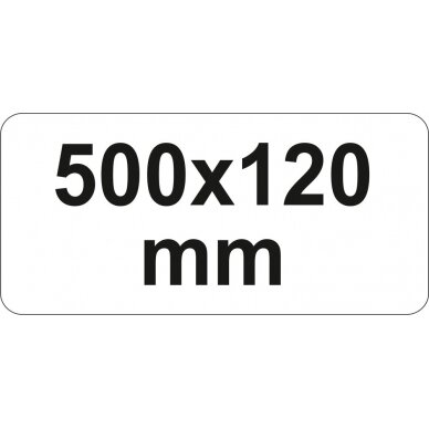 Spaustuvai F-tipo greito užspaudimo terkšliniai | 500x120 mm (YT-63955) 1