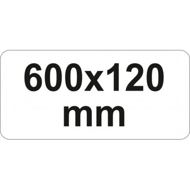 Spaustuvai F-tipo greito užspaudimo terkšliniai | 600x120 mm (YT-63956) 1