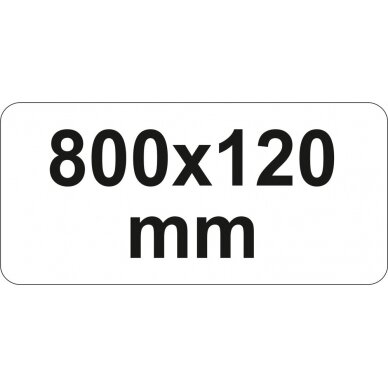 Spaustuvai F-tipo greito užspaudimo terkšliniai | 800x120 mm (YT-63957) 2