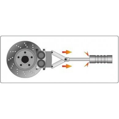 Stabdžių kaladėlių nuėmėjas inercinis (YT-2538) 3
