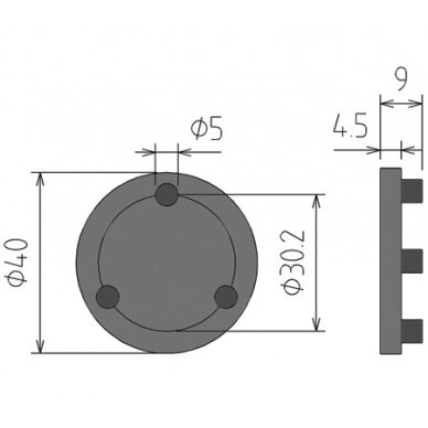 Stabdžių stūmoklio nuleidimo adapteris automobiliams su elektriniu rankiniu (1119-1) 1