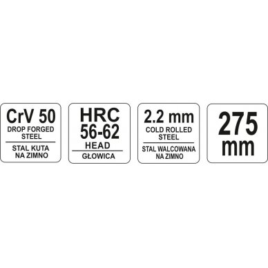 Staliaus replės | 275 mm (YT-2057) 2