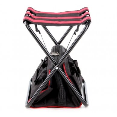 Sudedama kėdutė | su įrankių krepšiu ir kišenėmis | 42x29x30 cm (YT-7446) 4