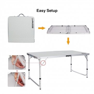 Sulankstomas staliukas Essen Tools LC01 | 1200x600x540/615/695mm 2