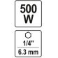 Suktuvas | Gipskartono atsuktuvas | 500W (YT-82070) 4