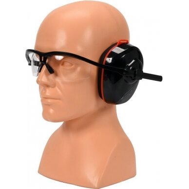 Triukšmo mažinimo ausinės | su integruotais skaidriais akiniais (YT-74636) 3