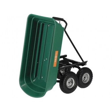 Universalus vežimėlis namų darbams | 200 kg 75 l | su išvertimo funkcija (90205) 4