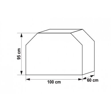 Uždangalas griliams | 100 X 60 X 95 cm (99760) 1