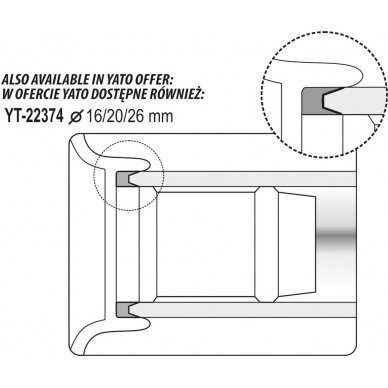 Vamzdelių kalibratorius su šerpetų šalinimu 16/20/25mm (YT-22373) 5