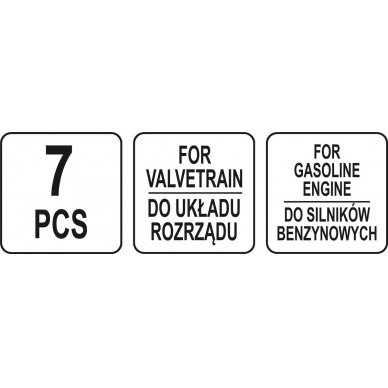 Variklio fiksavimo įrankių rinkinys | Ford (YT-06029) 4