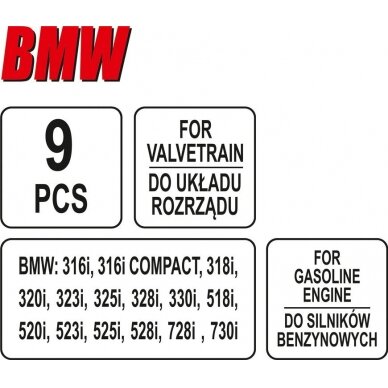 Variklio fiksavimo rinkinys | BMW Double Vanos M52TU, M54, M56 (YT-06022) 4