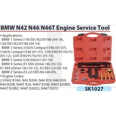 Variklio fiksavimo rinkinys | BMW N42/N46/N46T (SK1027) 2