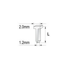 Vinys 10x2.0 mm, 1000 vnt. (YT-7032)