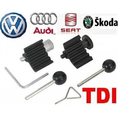 VW, SEAT, Audi 1.9 ir 2.0 Tdi veleno fiksavimo įrankiai (SK9143) 2